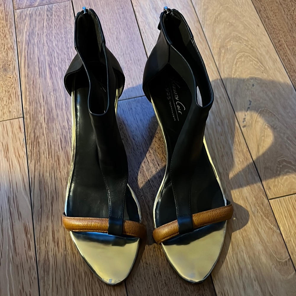 Leather heels
